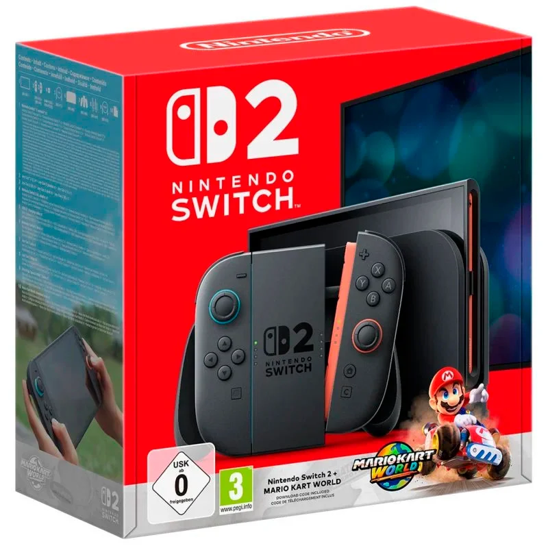Consola NINTENDO SWITCH 2 con juego mario