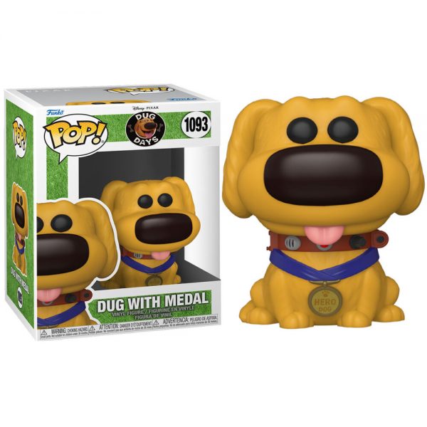 funko dug con medalla 1093