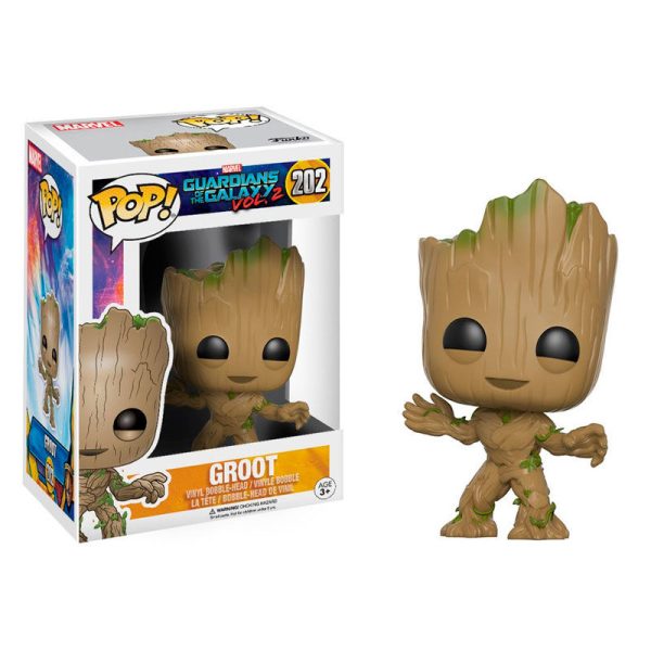 funko pop groot saludando