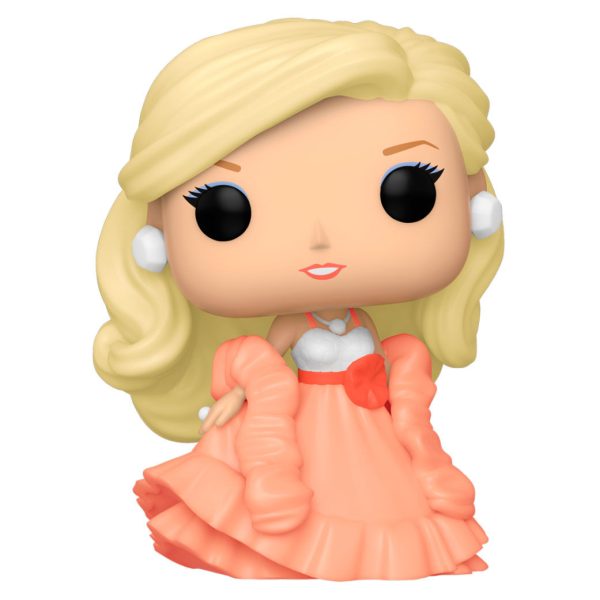 funko pop barbie con vestido naranja