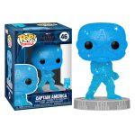 funko azul de capitán América Art Series