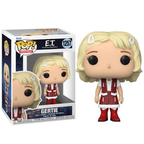 funko de Gertie de ET con botas rojas