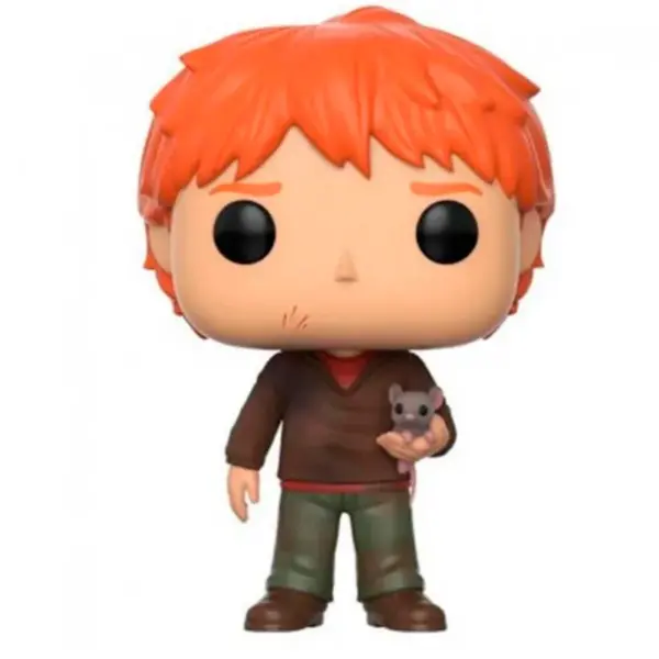 figura POP Ron Weasley con Scabbers 44
