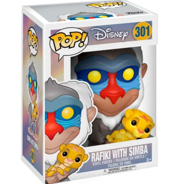 figura POP Rafiki con Simba 301