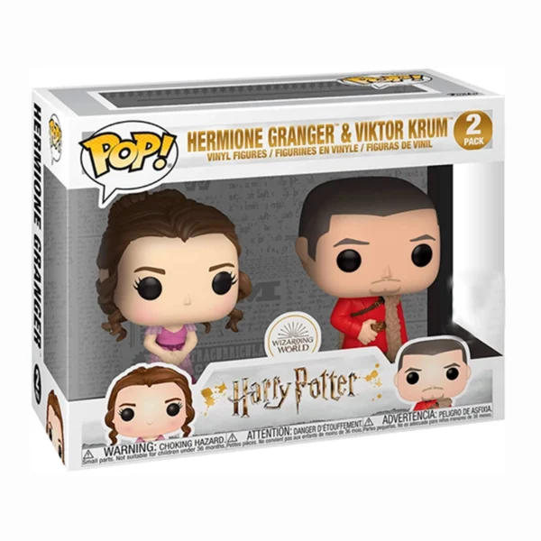 Pack 2 FUNKO POP Hermione con Krum