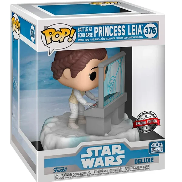 FUNKO POP Princesa Leia en la Batalla de la Base en Echo 376