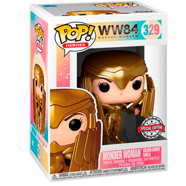 FUNKO POP Wonder Woman con Alas Doradas 329