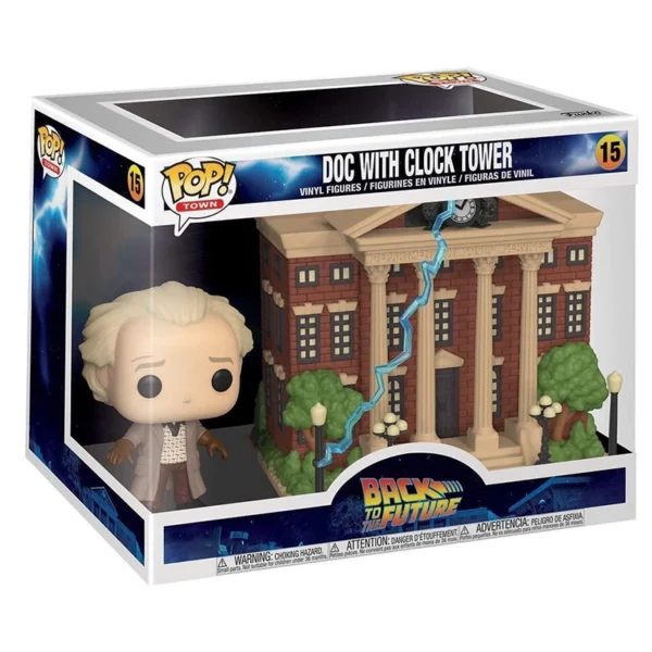 moment FUNKO POP Doc con Torre del Reloj 15