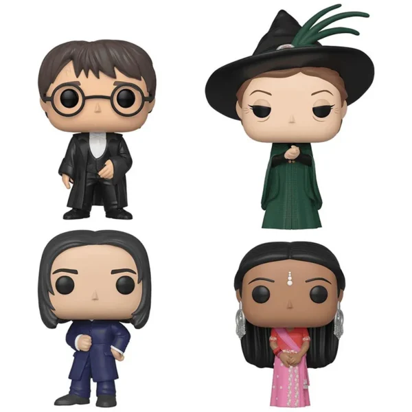 Pack 4 FUNKO POP Severus Snape, Harry Potter, Parvati Patil y Minerva McGonagall - Harry Potter Edición Especial - Imagen 3