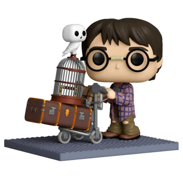 figura POP Harry Empujando el Carro con Hedwing 135
