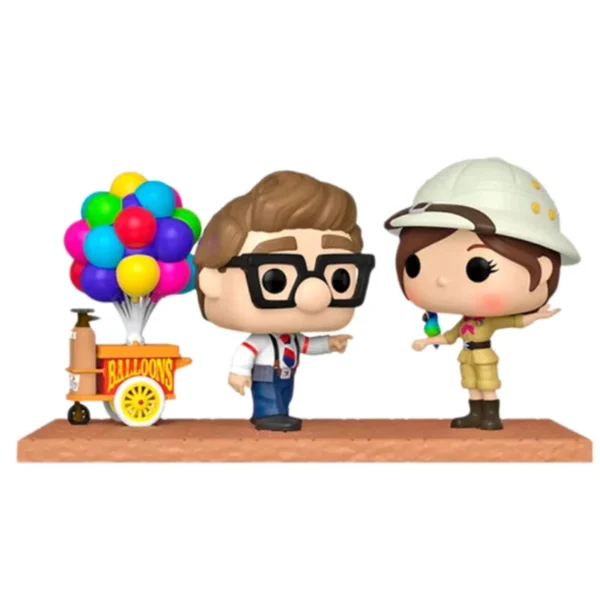 figura moment POP Carl y Ellie con Carrito de Globos 1152