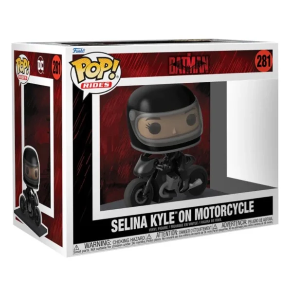 figura POP Selina Kyle en Motocicleta 281