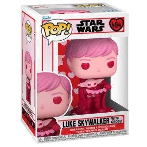 muñeco FUNKO POP Luke Skywalker con Grogu 494
