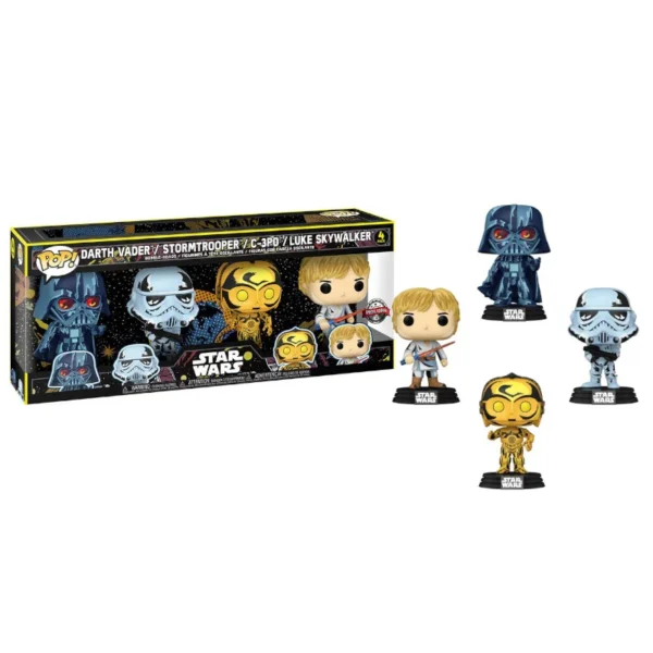 Pack 4 FUNKO Star Wars