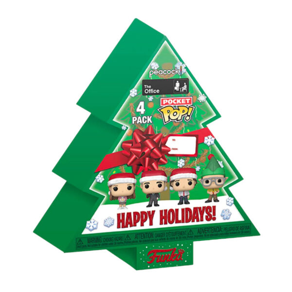 pack de funko The office en forma de árbol de navidad