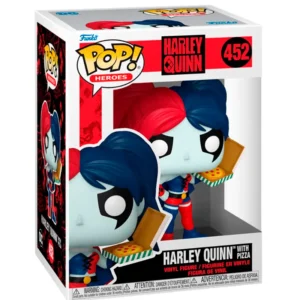 muñeco POP Harley Quinn con Pizza 452