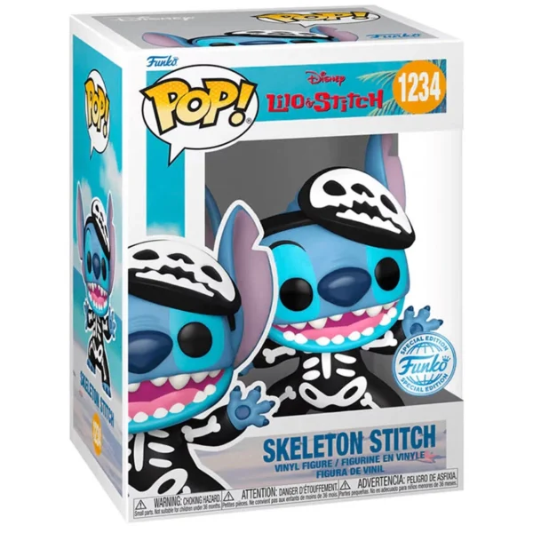 FUNKO POP Stitch Esqueleto 1234