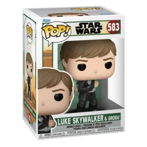 figura FUNKO POP Luke Skywalker con Grogu 583