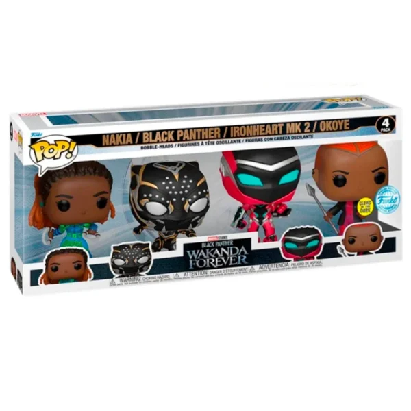 Pack 4 FUNKO POP Wakanda Forever