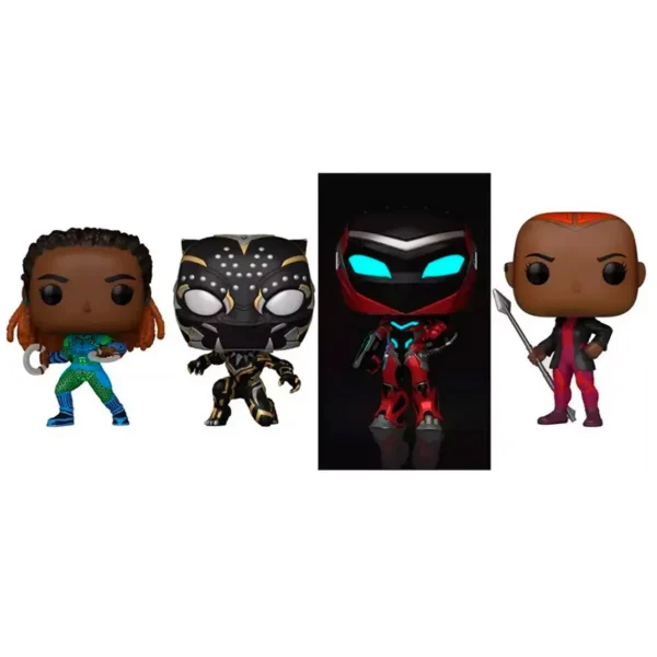 Pack 4 figura POP Wakanda Forever