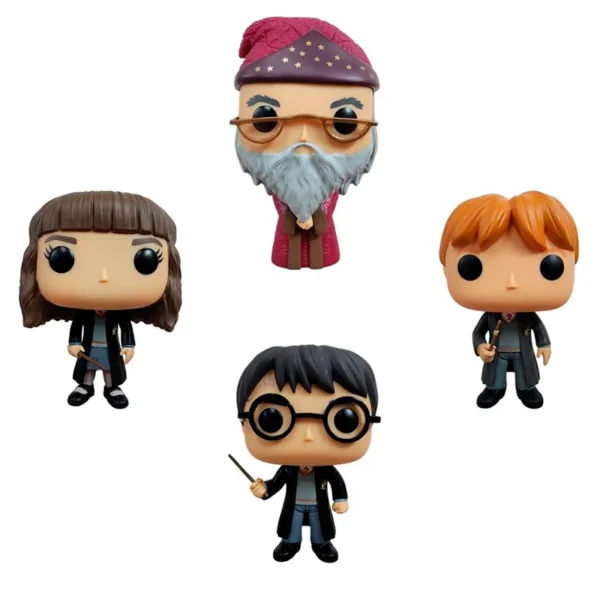 Pack 4 FUNKO POP Harry Potter, Hermoine Granger, Ron Weasley y Albus Dumbledore - Harry Potter Edición Especial - Imagen 3