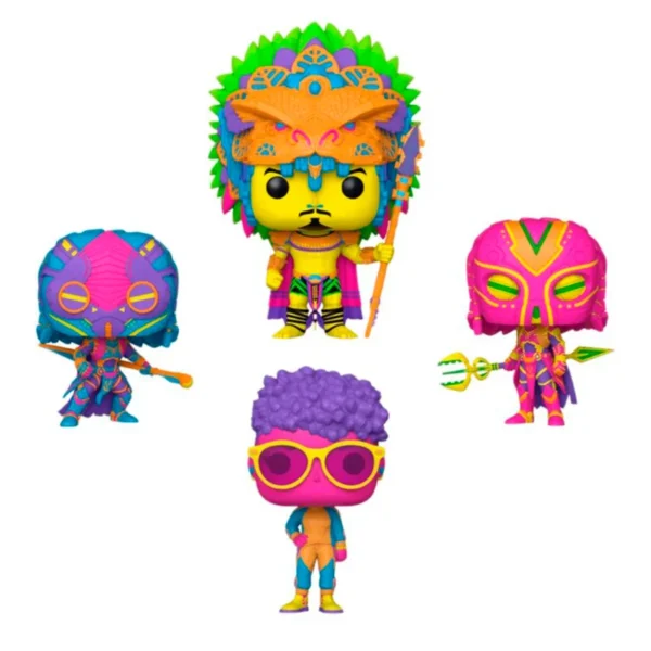 Pack 4 muñeco POP Wakanda Forever