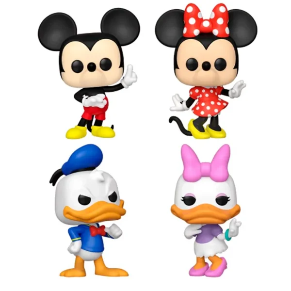 Pack 4 FUNKO POP Disney 100