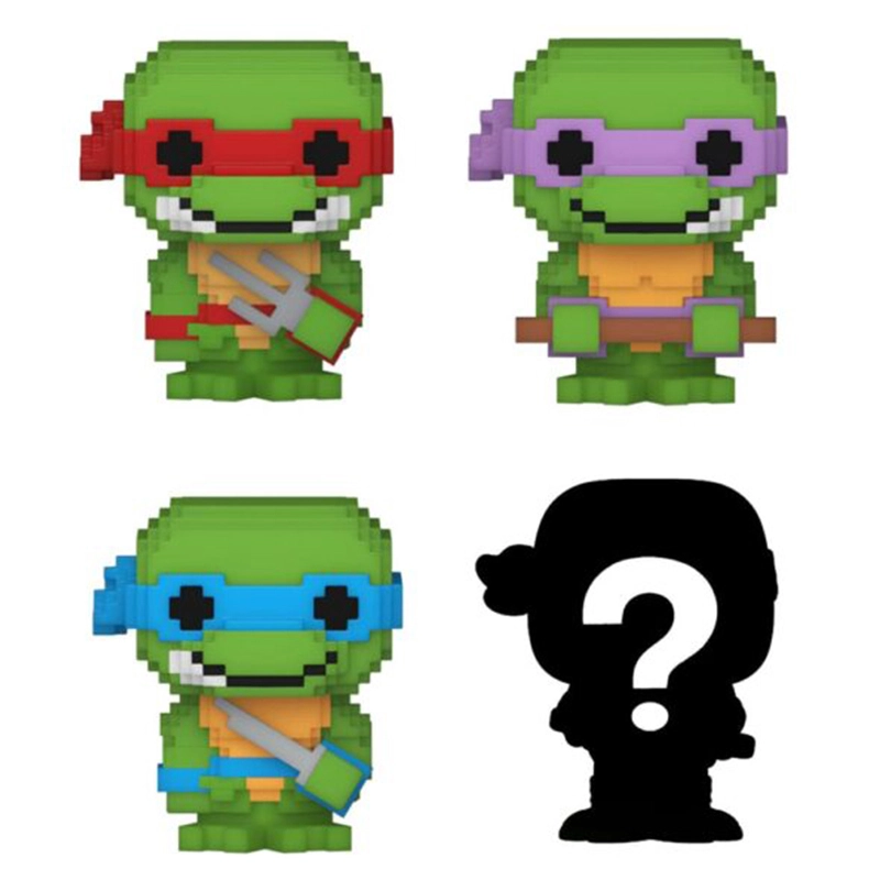 BITTY POP Tortugas Ninja 8-Bit - 4 Figuras - 889698715102