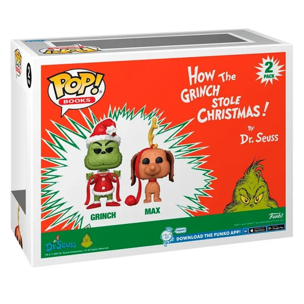 Pack 2 muñeco POP Grinch y Max