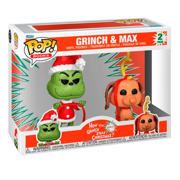 Pack 2 FUNKO POP Grinch y Max