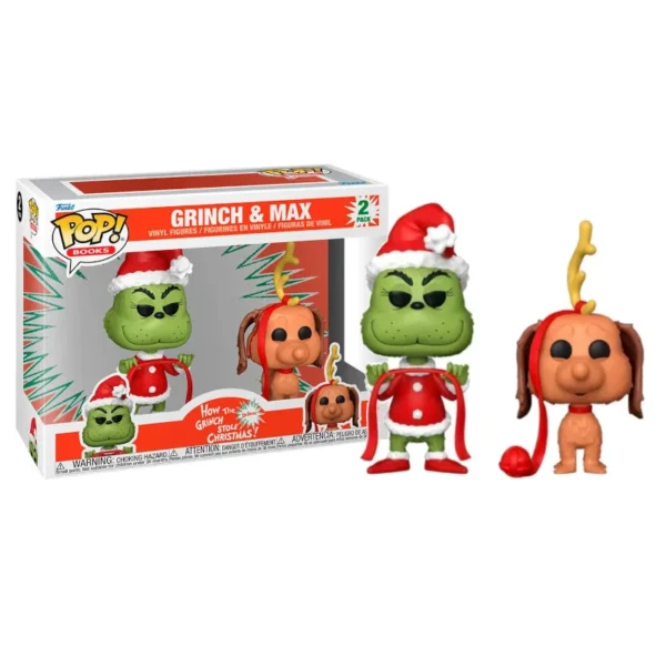 Pack 2 FUNKO Grinch y Max