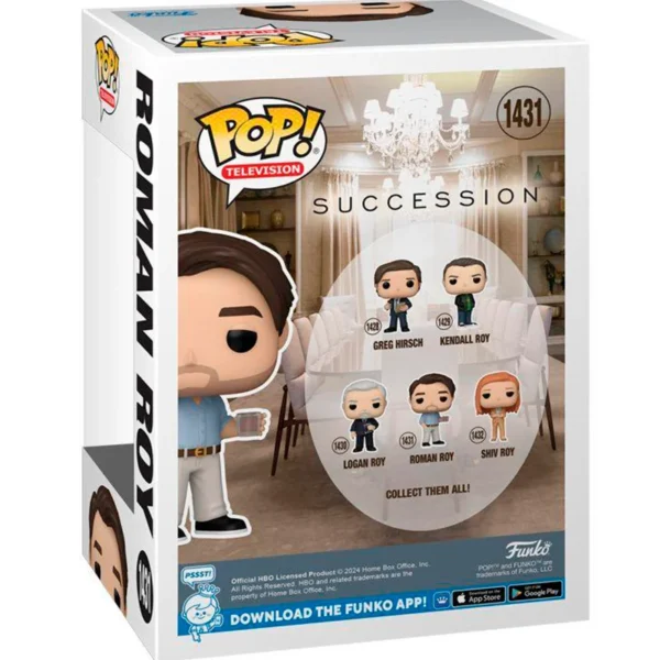 FUNKO POP Roman Roy 1431 - Succession - Imagen 3