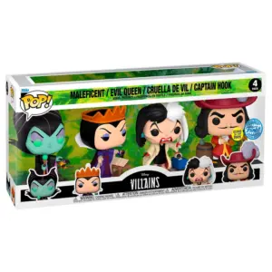 Pack 4 figura POP Disney Villanos