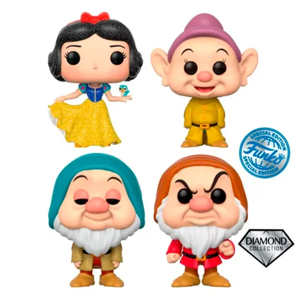 figura Pack 4 FUNKO POP Blancanieves