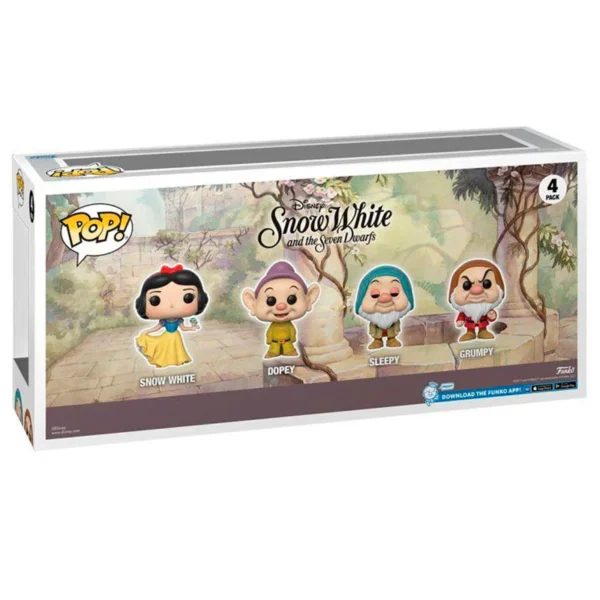 Pack 4 FUNKO POP Blancanieves