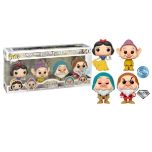 Pack 4 FUNKO Blancanieves