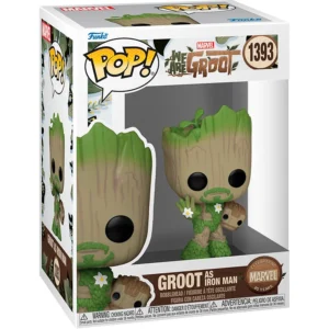 muñeco POP Groot como Iron Man 1393