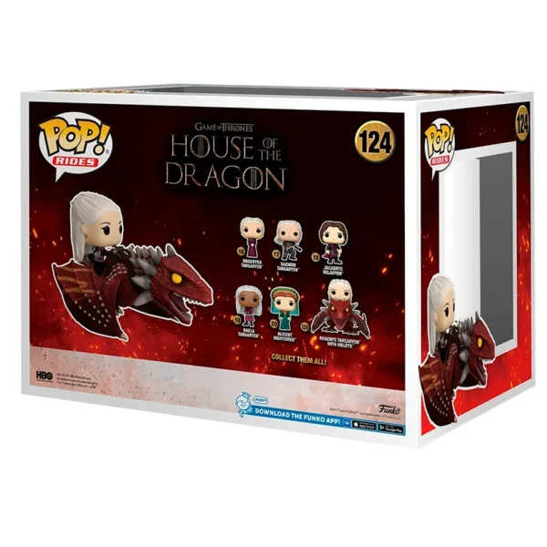 figura POP Rhaenys Targaryen con Meleys 124