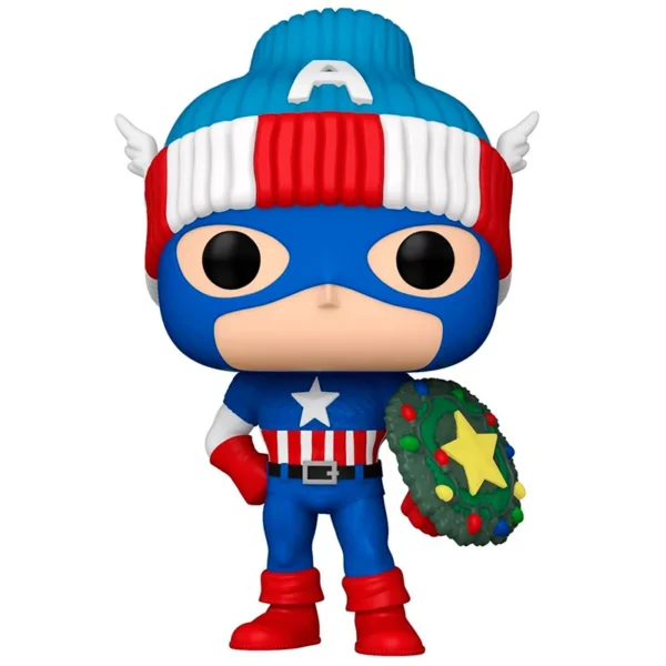 figura POP Capitan America Navidad 1438