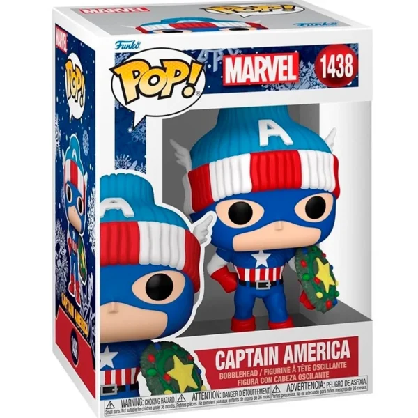 FUNKO POP Capitan America Navidad 1438