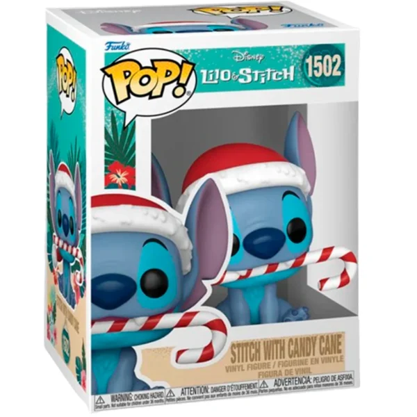 FUNKO POP Stitch con Bastón de Caramelo 1502