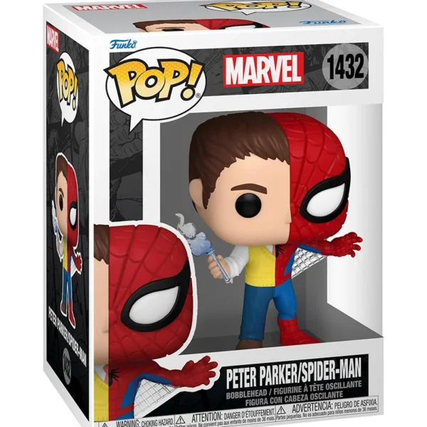 FUNKO POP Peter Parker y SpiderMan 1432