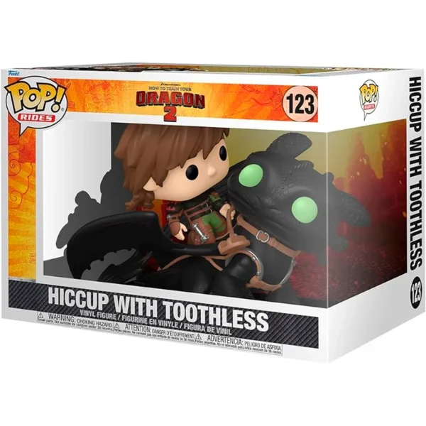 muñeco POP Hiccup con Toothless 123