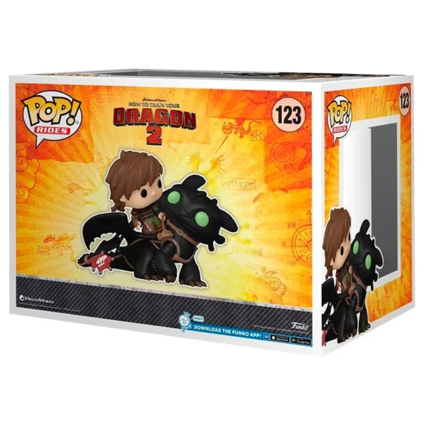 figura POP Hiccup con Toothless 123