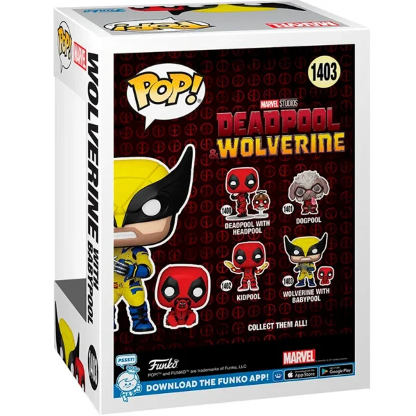 muñeco POP Wolverine con Deadpool Bebé 1403