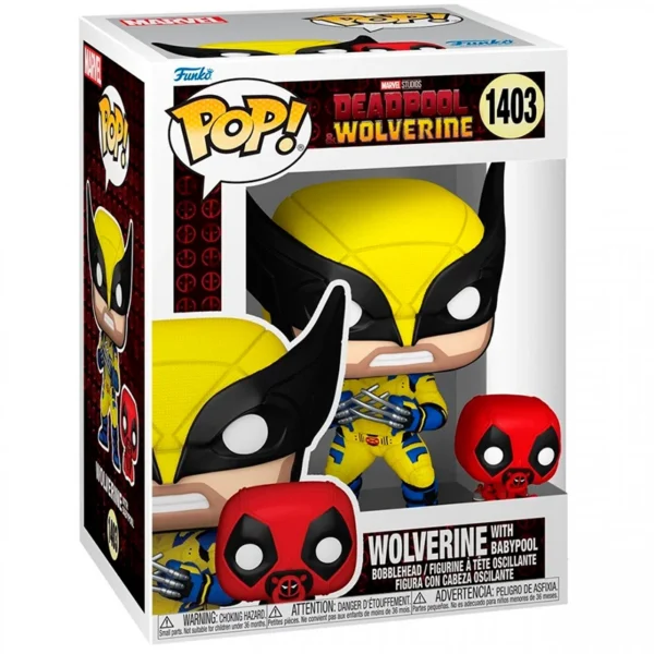 FUNKO POP Wolverine con Deadpool Bebé 1403