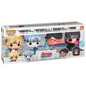 Pack 4 figura POP Boruto