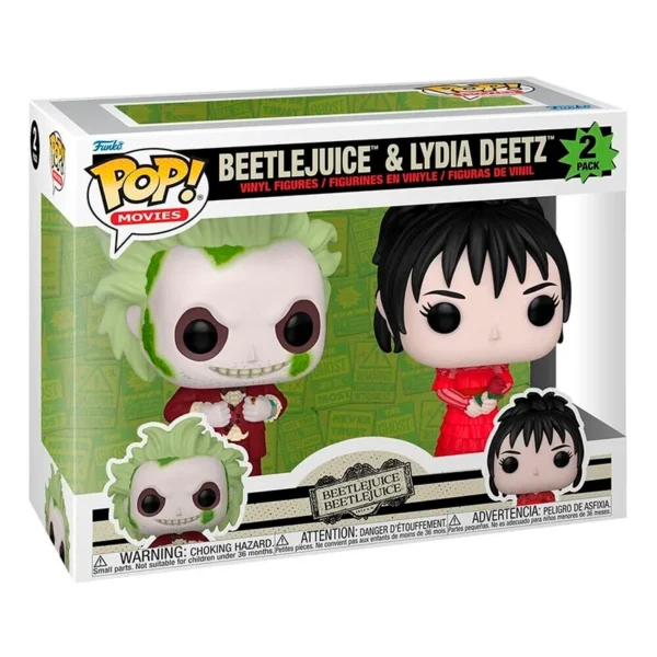 Pack 2 figura POP Beetlejuice y Lydia Deetz