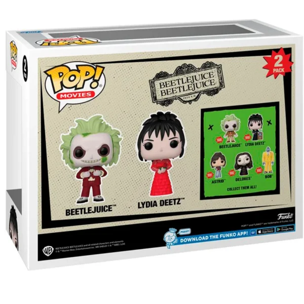 FUNKO POP Beetlejuice y Lydia Deetz