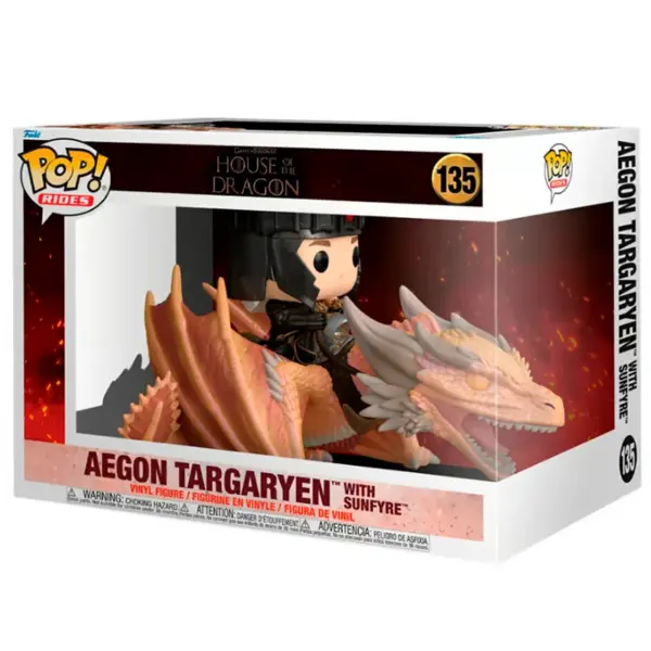 figura POP Aegon Targaryen con Sunfyre 135